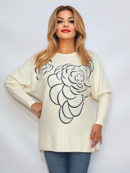 Свитера женские БАТАЛ оптом 72954083 2109-33