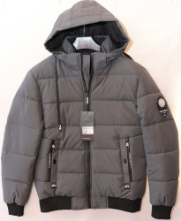 Куртки зимние мужские (серый) оптом 98375602 L82303-28