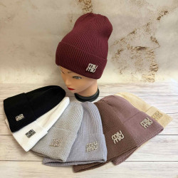 Шапки жіночі на флісі оптом CAP