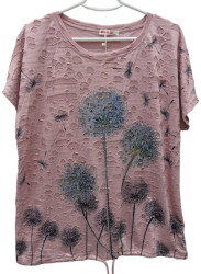 Футболки женские БАТАЛ оптом 32768054 8103-92