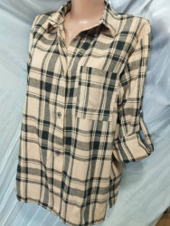 Рубашки женские ПОЛУБАТАЛ оптом 09372651 0102-46