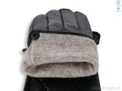 Перчатки, Королева оптом GN05-01М шкіра вовна black