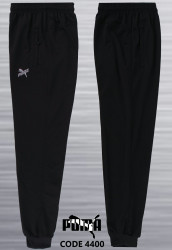 Спортивные штаны мужские БАТАЛ (black) оптом 08457392 4400-51