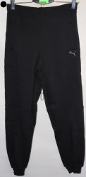 Спортивные штаны мужские на флисе (black) оптом 51249038 N22-40