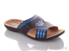 Шлепки, DeMur оптом K26-Adik black-blue (30-35)