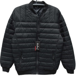 Куртки демисезонные мужские БАТАЛ (черный) оптом 36407592 A-2-90