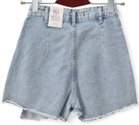 Спідниці-шорти джинсові жіночі оптом 