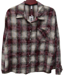 Рубашки женские ПОЛУБАТАЛ оптом 23987064 3505-17