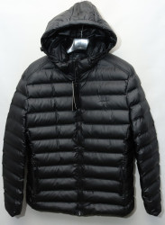 Куртки зимние кожзам мужские FUDIAO (black) оптом 70234895 6812-35