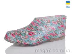 Галоши, Lot Shoes оптом Галош квітка силікон бірюзовий