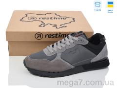 Кроссовки, Restime оптом JM024030 grey