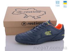 Футбольная обувь, Restime оптом DMB24140-1 navy