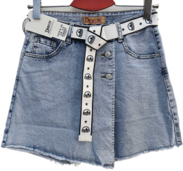 Шорти джинсові жіночі DERUN ПОЛУБАТАЛ оптом