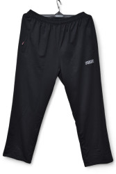 Спортивные штаны мужские БАТАЛ (черный) оптом 70325146 03-39