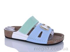 Шлепки, Sali-2 оптом 06-59 блакит.к.