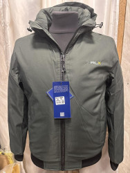 Куртки зимние мужские RLX (хаки) оптом 69345201 290-9