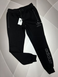 Спортивные штаны мужские на флисе (черный) оптом Турция 92035841 01-1