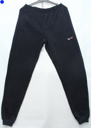 Спортивные штаны мужские на флисе (темно синий) оптом 90251684 02-11