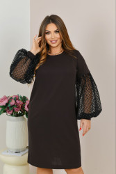 Платья женские БАТАЛ оптом 70258963 1032-2