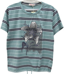 Футболки женские БАТАЛ оптом 52034681 369-65