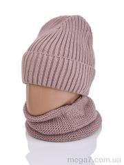 Шапка, Королева оптом 9-25 d.pink