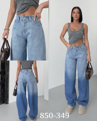 Джинсы женские VONNAVI БАГГИ оптом 37459861 850-349