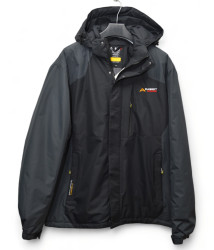 Куртки демисезонные мужские DABERT БАТАЛ (черный) оптом 91407582 D64-6