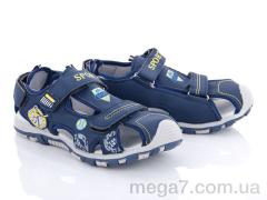 Сандалии, Ok Shoes оптом C118-1 navy-blue
