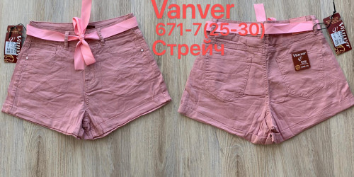 Шорты джинсовые женские VANVER оптом Vanver 83421695 671-7-14