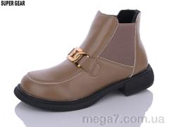 Ботинки, Super Gear оптом A829-6 brown