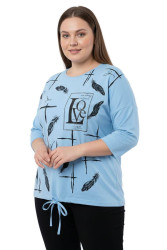 Лонгсливы женские БАТАЛ оптом 09354768 2813-44