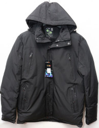 Куртки зимние мужские БАТАЛ (серый) оптом 28497160 Y1-6