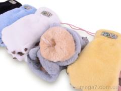 Варежки, Королева оптом M10-03 лапка (норка) mix