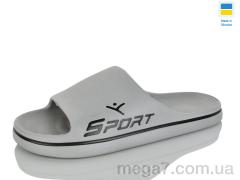 Шлепки, M&L  Alex13 оптом B403 сірий