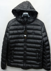 Куртки зимние кожзам мужские FUDIAO (black) оптом 13052498 6813-16