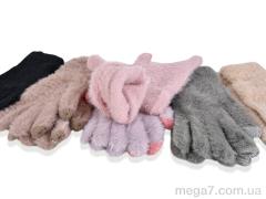 Перчатки, Королева оптом K3 (норка) mix