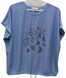 Футболки женские БАТАЛ оптом 48915276 7602-27