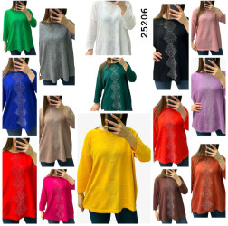 Свитера женские БАТАЛ оптом 57128643 25206-119