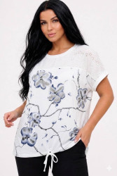 Футболки женские БАТАЛ оптом 71360824 26017-146