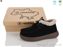 Туфли, Restime оптом AWZ6807 black