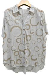 Рубашки женские БАТАЛ оптом 59130786 8706-33