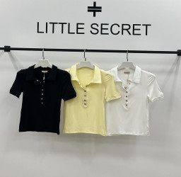 Футболки женские (желтый) оптом 34678015 К032-53