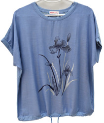 Футболки женские БАТАЛ оптом 10563274 7613-123