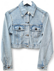 Куртки джинсовые женские KT.MOSS оптом 15432978 3019-35
