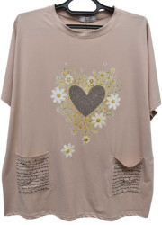 Футболки женские БАТАЛ оптом 52167048 329-108