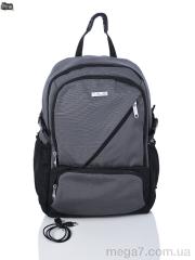 Рюкзак, Superbag оптом 1149 grey (5-30)