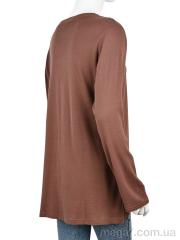 Кофта, Obuvok оптом OBUVOK B027-1 brown (10690)