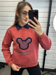 Свитшоты женские на микромеху оптом 24683170 271089-41