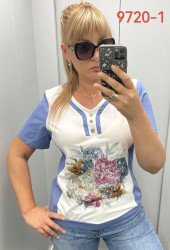 Футболки женские БАТАЛ оптом 84139675 9720-1-27