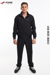 Спортивные костюмы мужские MF БАТАЛ (черный) оптом 98754162 MF2250-E01-8